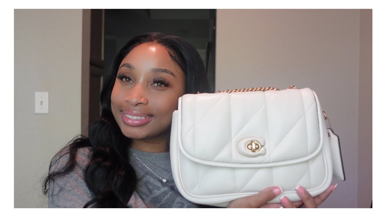 Coach Pillow Madison Shoulder Bag With Quilting Review + What Fits | Kera Nichelle