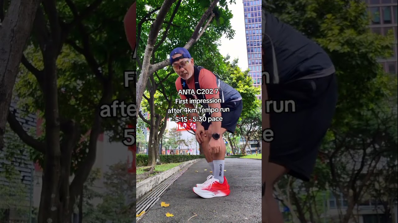 ANTA C202 7 after initial 4km Tempo run