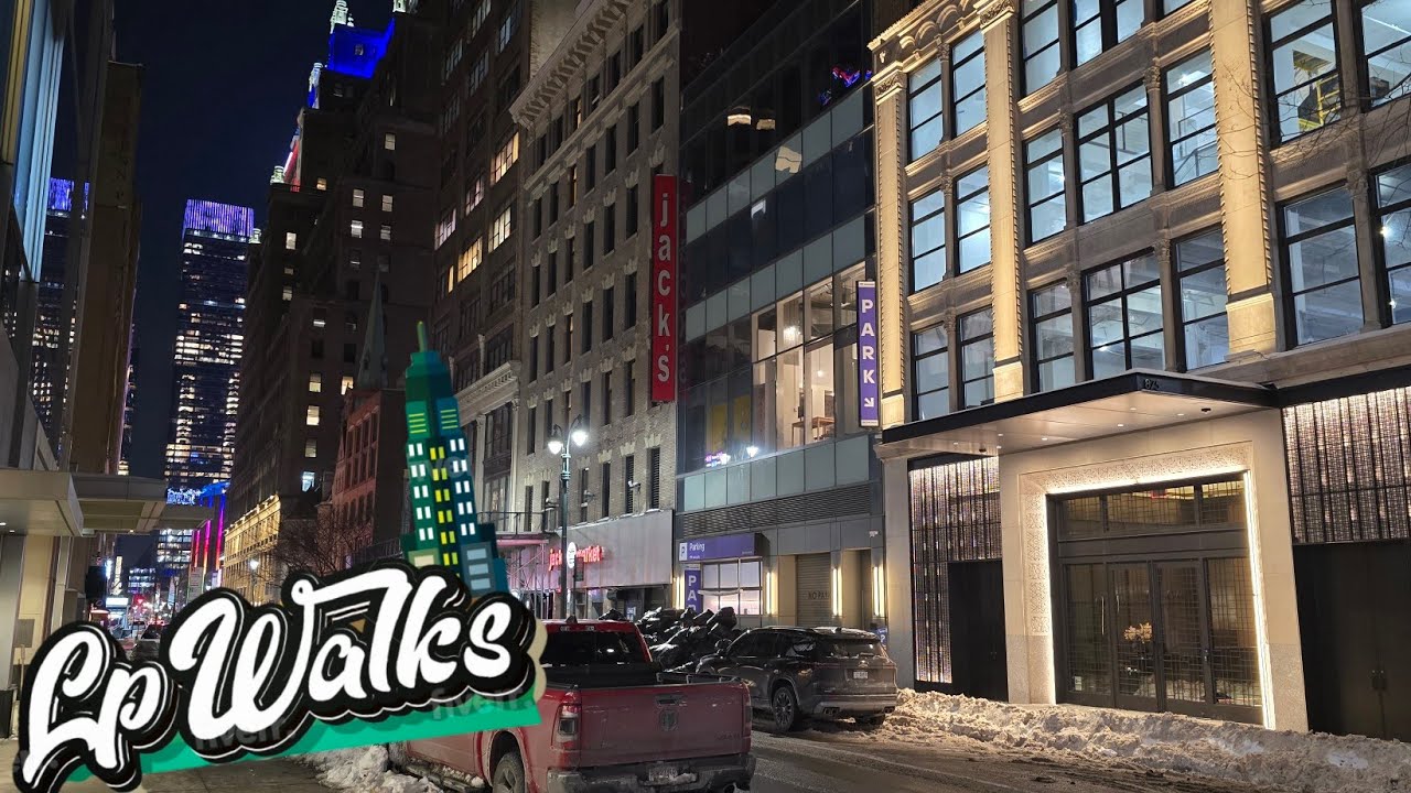 LPWalks Live Late Night Walk New York City🗽FREEZING -13C°(January 28, 2026)