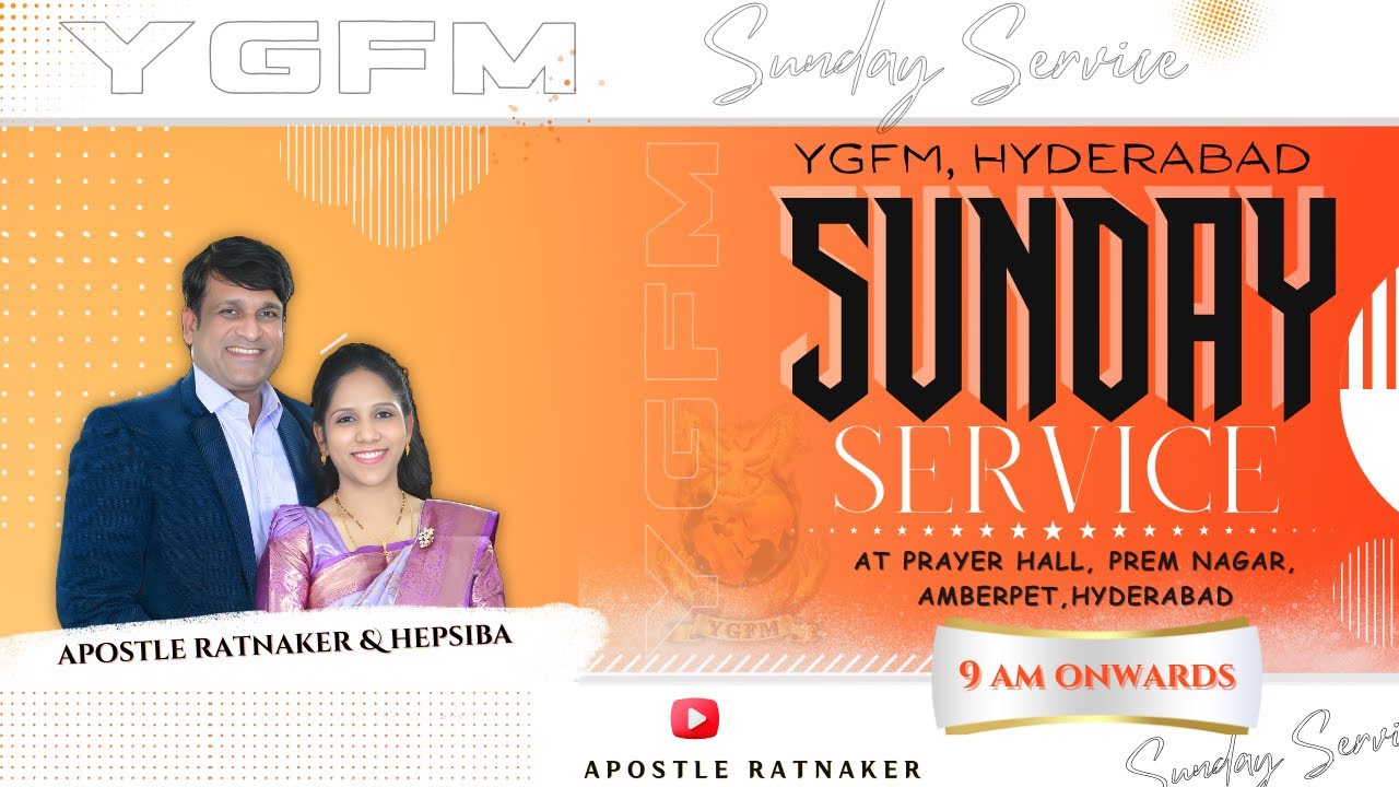Sunday Service || ఆదివారం ఆరాధన || YGFM || Apostle Ratnakar || 04th January 2025
