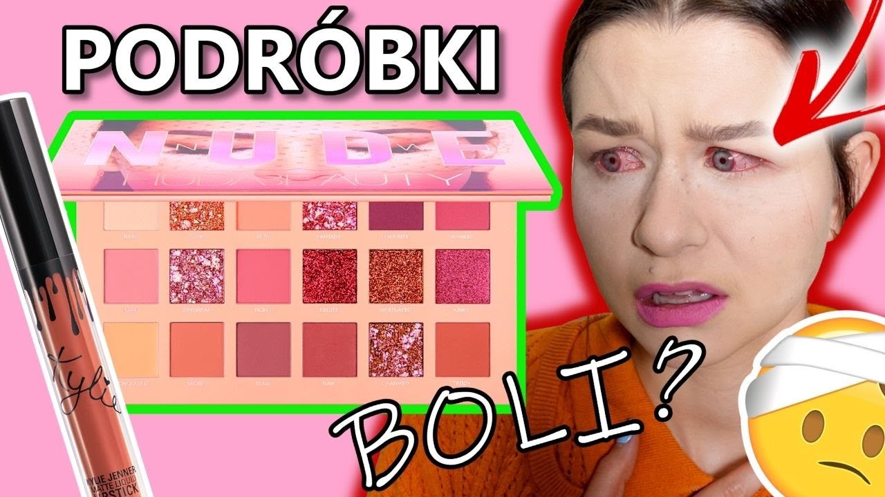 Testuję PODRÓBKI znanych kosmetyków: Huda , Kylie... | ZASZKODZIŁO MI?