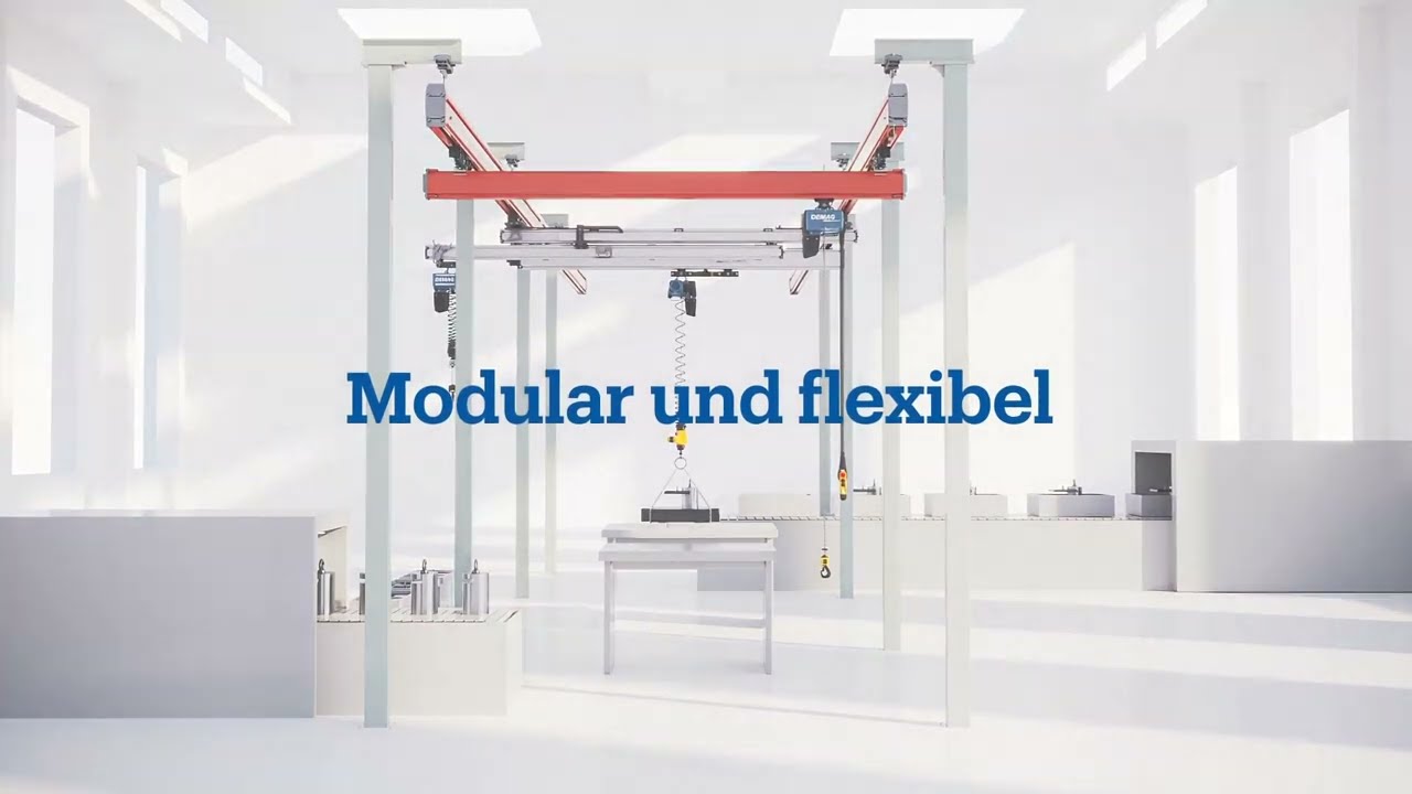 Demag KBK Hängekrane | Modular und flexibel