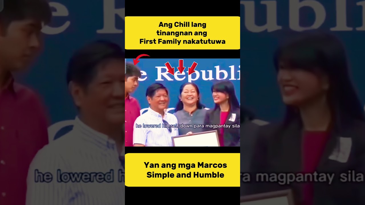 Chill lang ang First Family #marcos #pbbm #shorts #shortvideo #politics #news
