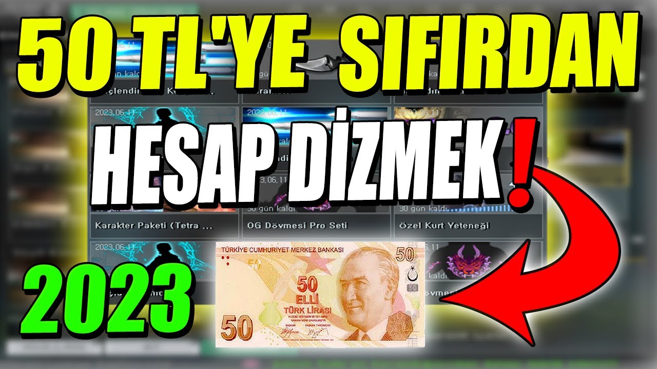 SIFIRDAN 50 TL'YE HESAP DİZİMİ !! WOLFTEAM | 2023
