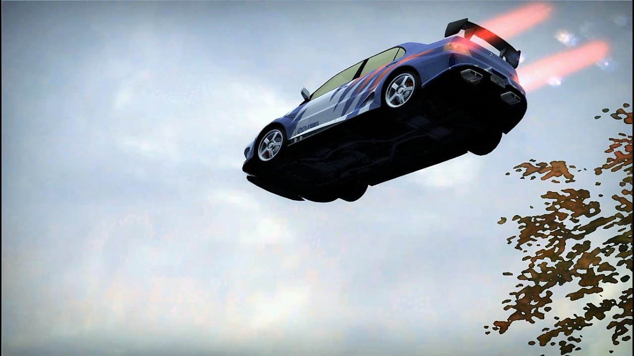 Boss Cars Flying Moments NFS MW 2005