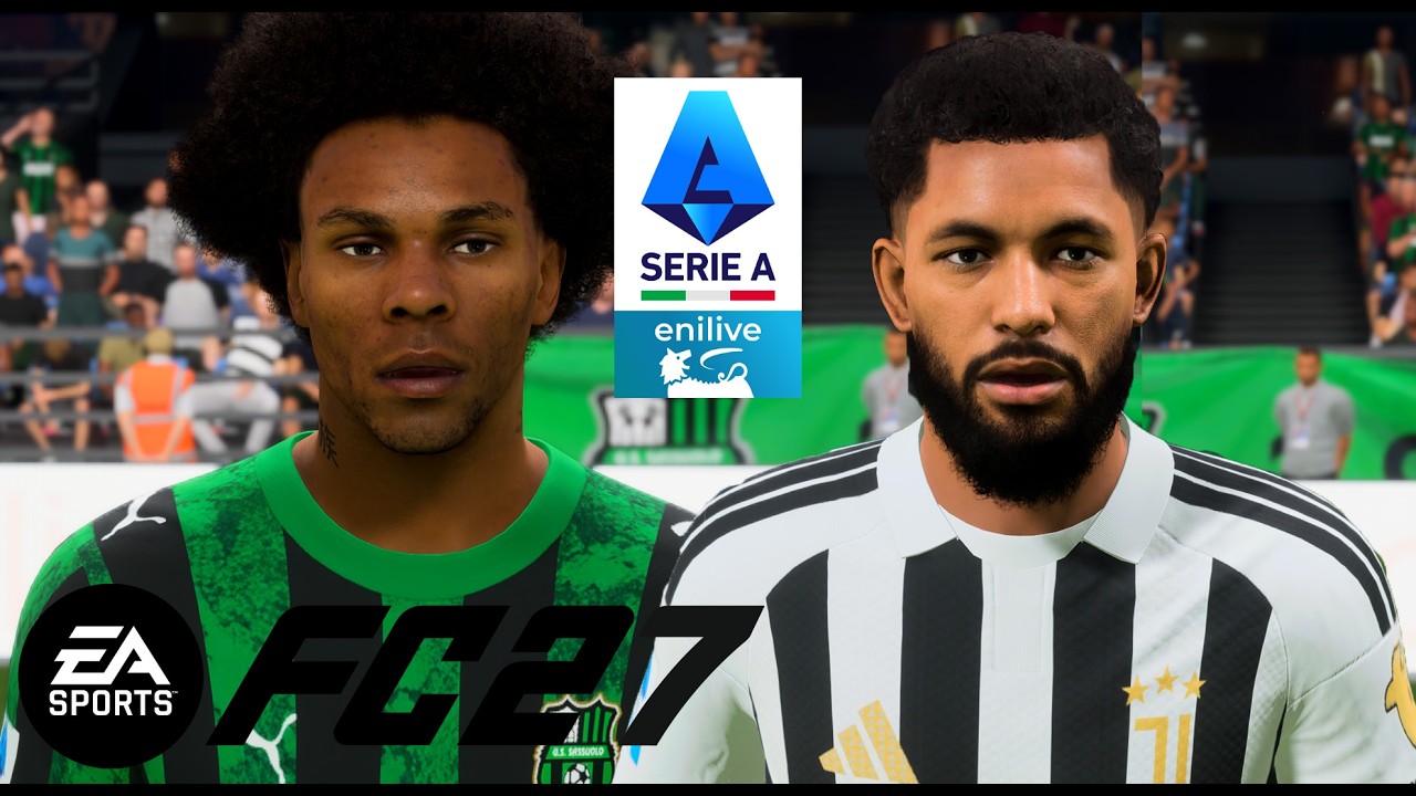 FC 27 &mdash; Сассуоло против Ювентуса | Серия А Enilive 26/27, 4-й тур | Полный матч