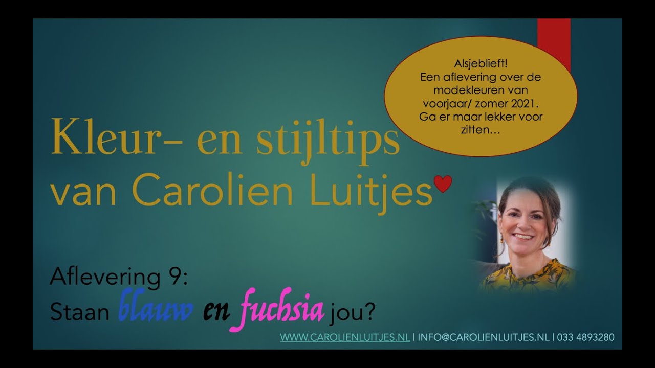 Staan blauw en fuchsia jou?