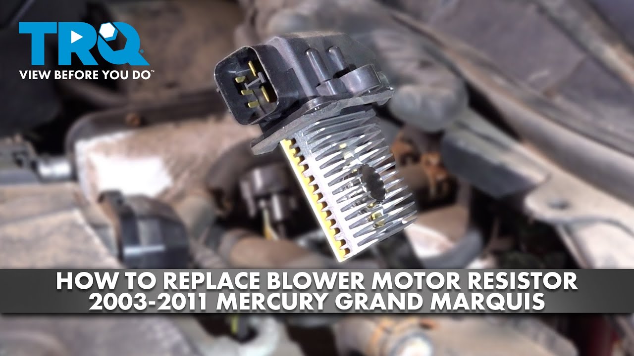 How to Replace Blower Motor Resistor 2003-2011 Mercury Grand Marquis
