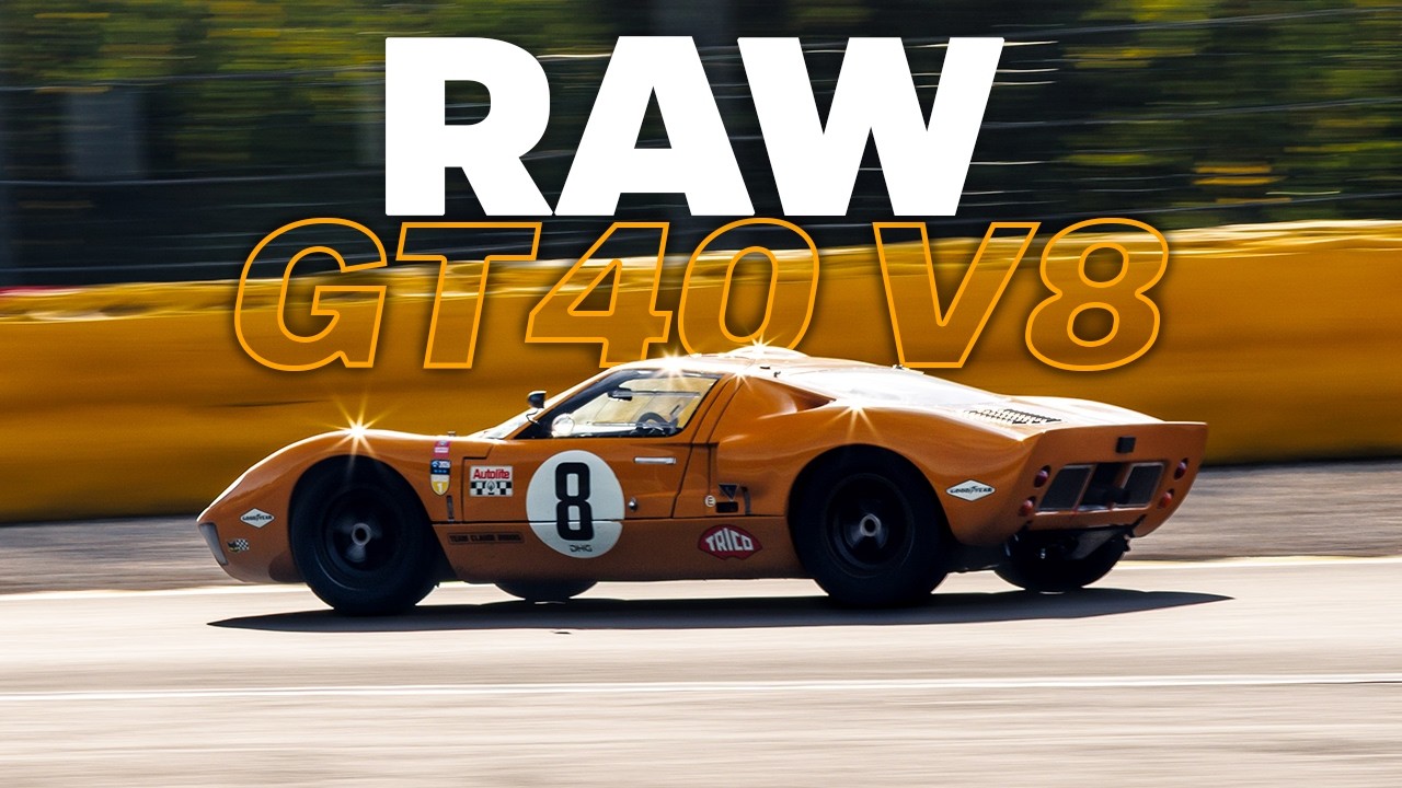 Ford GT40 Qualifying at Spa | Raw V8 Onboard