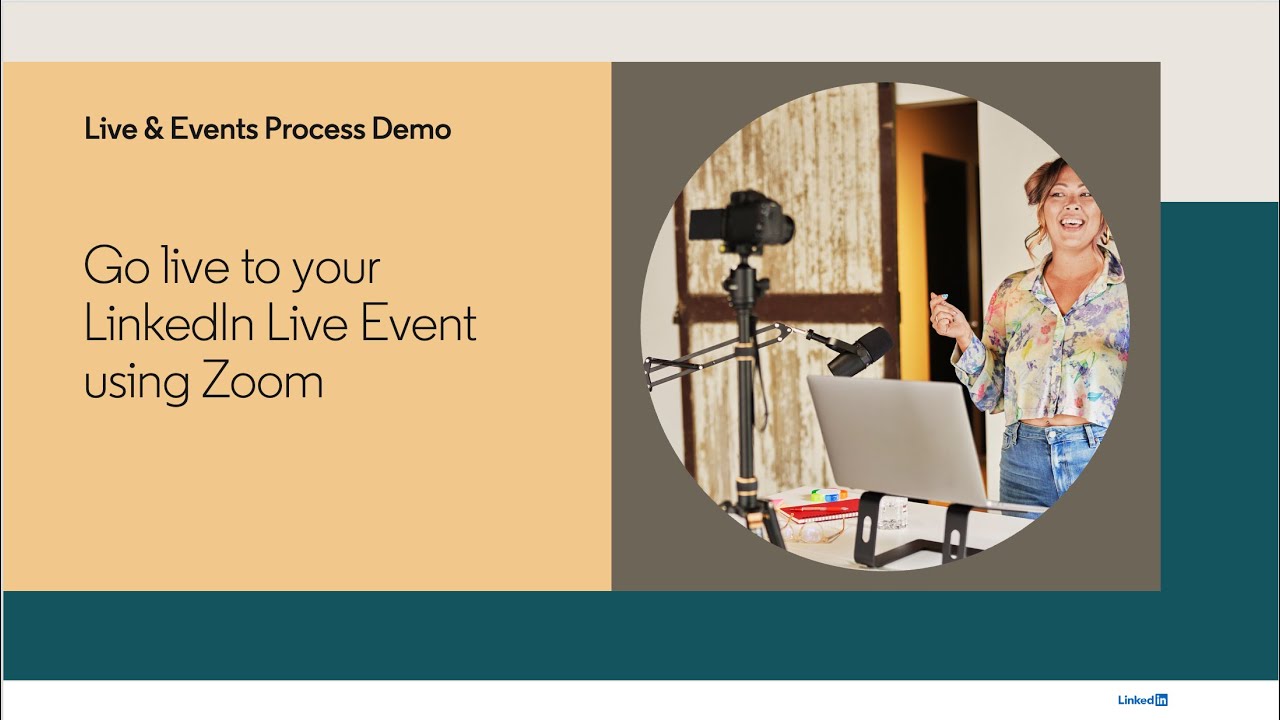 How to livestream to your LinkedIn Live Event using Zoom