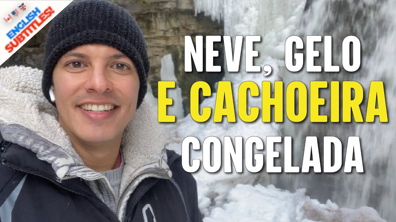 🍁 Hilton Falls, Canada: Passeio por Trilhas e Cachoeira Congelada | Hiking Trail & Frozen Waterfall