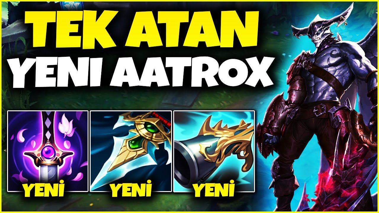 YENİ EŞYALARLA AATROX TEK ATIYOR! | RAKİPLER ŞOK OLDU! BÖYLE BİR HASAR YOK!!