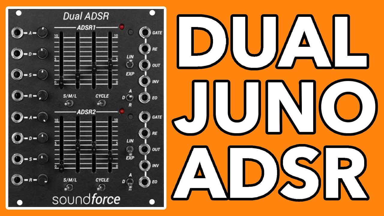 SoundForce Dual ADSR // Heavily expanded JUNO 106 style envelopes with LFOs & CV over everything!