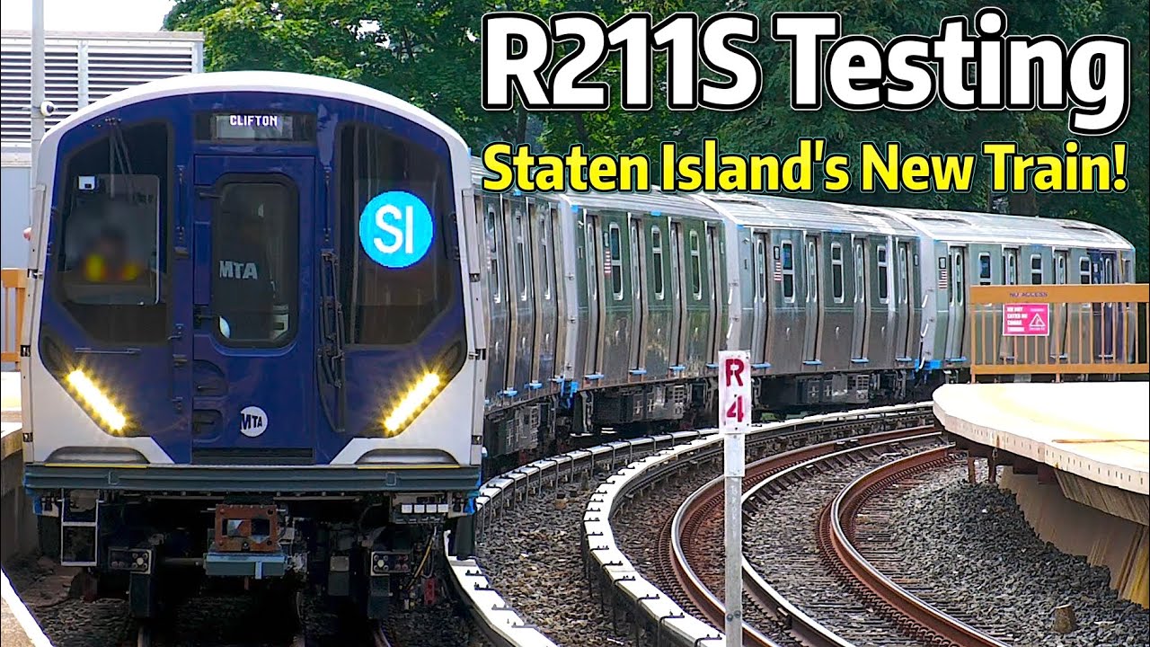 ⁴ᴷ⁶⁰ New Staten Island Railway R211S Cars Testing!