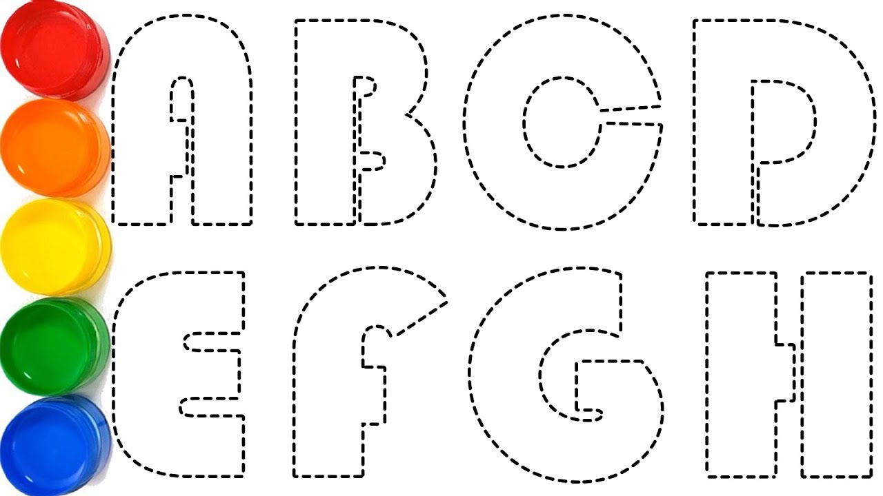 Phonics Song with TWO Words in 2D - A for Apple, B for Ball - ABC Alphabet Songs & Sounds - Ks Art