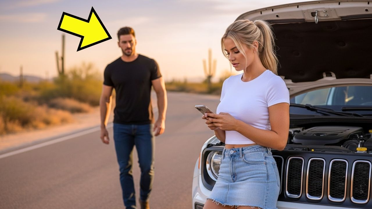 PADRE SOLTERO AYUDA A MUJER CON SU JEEP AVERIADO… SIN SABER QUE ES HIJA DE UN HACENDADO MILLONARIO