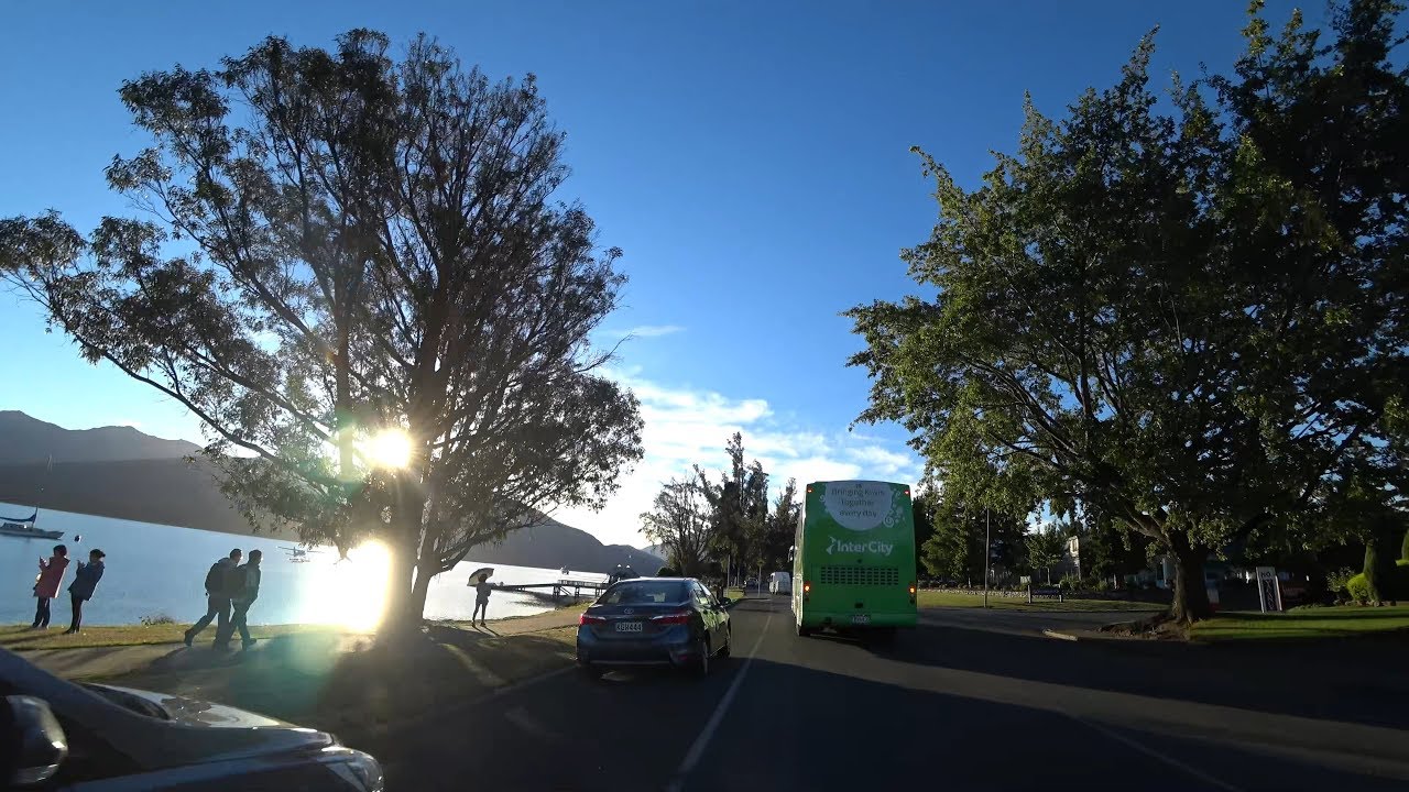 New Zealand: Queenstown to Te Anau scenic drive 4k