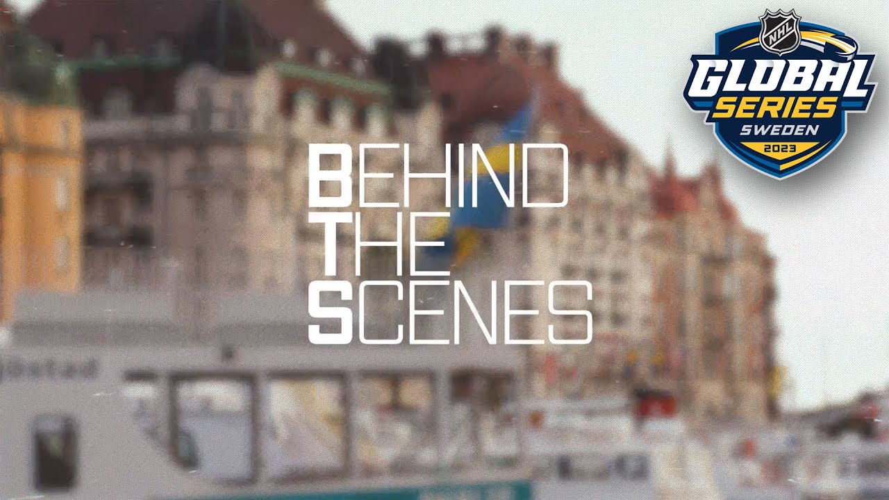 Bakom kulisserna p&aring; NHL Global Series 2023 🇸🇪 Behind the Scenes at the 2023 NHL Global Series