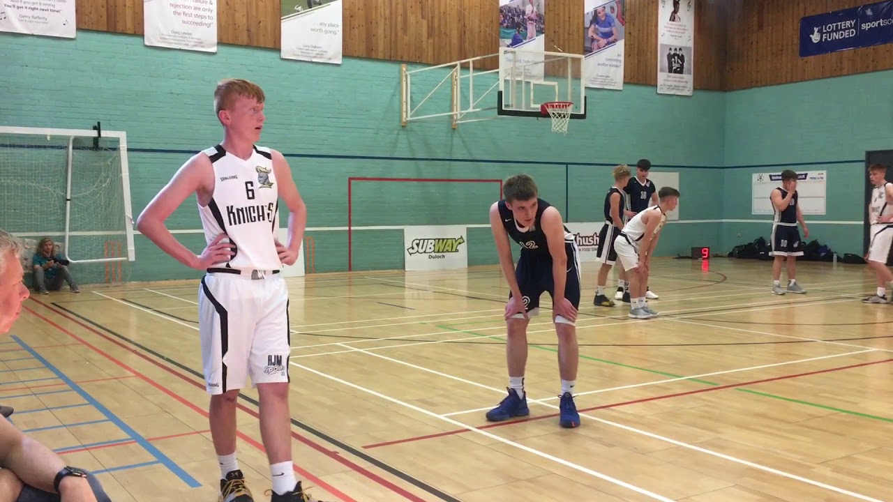 SBC U18M Div 1 Stirling Knights 136 v 39 Glasgow Rocks 21st Sept 2019