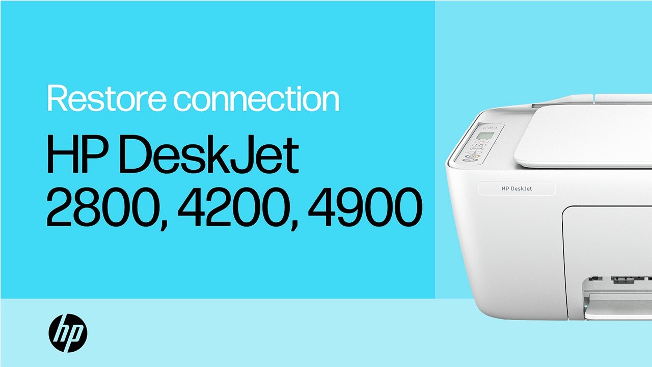 Restore Wi-Fi connection & fix &ldquo;Printer Offline&rdquo; message | HP DeskJet 2800, 4200, 4900 | HP Support