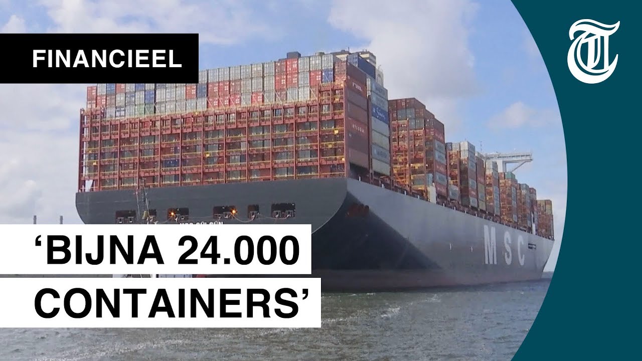 Dit is het grootste containerschip ter wereld