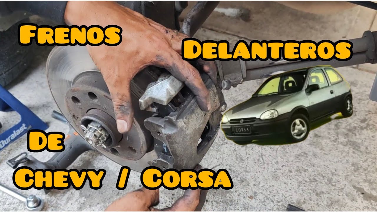 Chevy Corsa Cómo cambiar balatas o pastillas de freno delantero