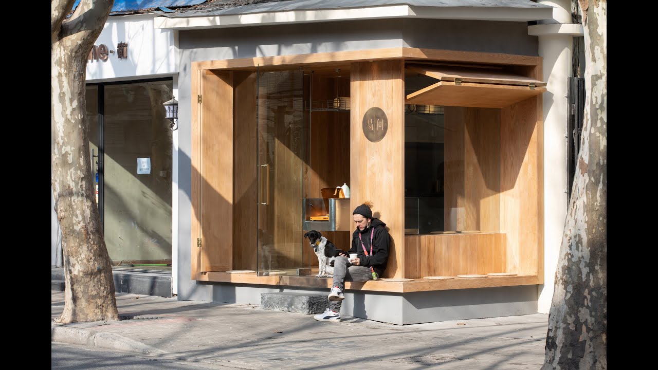 This Shanghai Coffee Shop Is Designed As a Unique Open Wooden Box