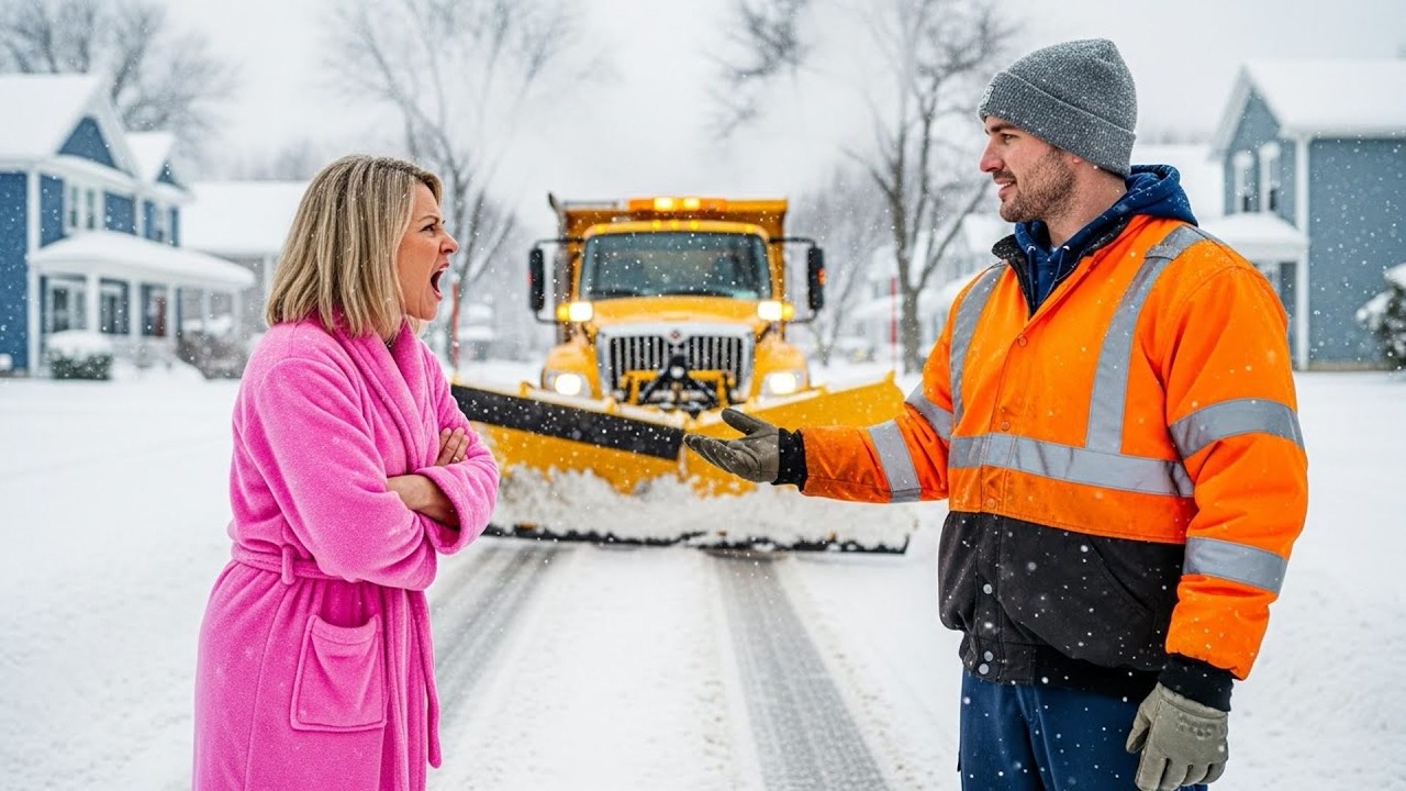 Karen Blocked My Snow Plow Route, So She Got Arrested For Public Road Obstruction and Lost License