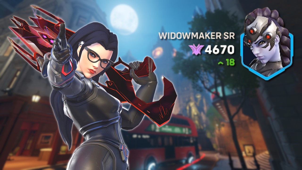 Dominating with Widowmaker Red Mythic on Kings Row