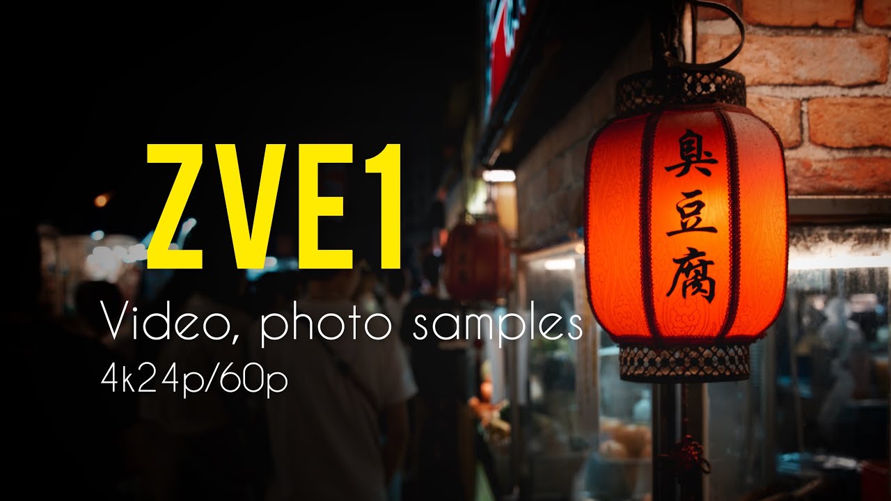 Exploring Night Market with Sony ZV-E1: Photo and Video Test in 4K60p and 24p