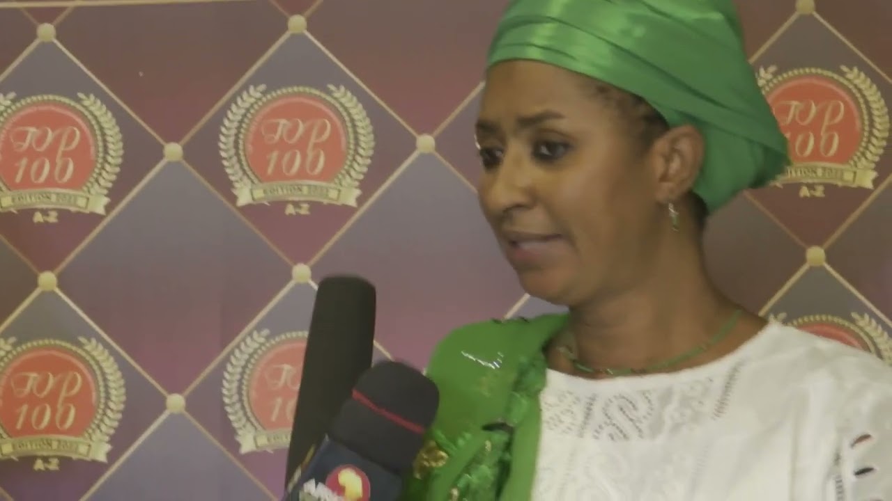 Mme Dembélé Madina Sissoko : Ministre des Transports et des Infrastructures au Gala Top100 Mali 2022