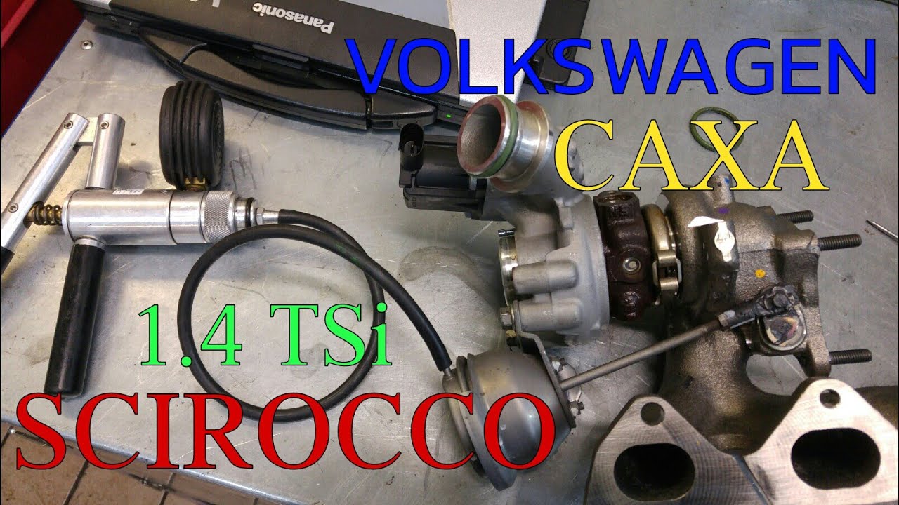 VW 1.4 Tsi TURBO REPAIR NAPRAWA TURBO CAXA ENGINE
