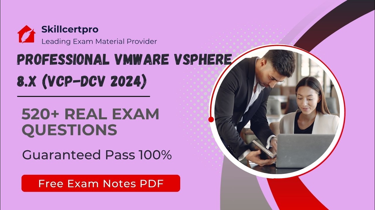 Professional VMware vSphere 8.x (VCP-DCV 2024) Exam 2026: Why Experts Choose SkillCertPro