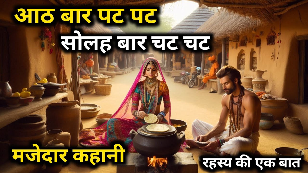 सोलह बार चट चट || पंडित ने लगाई रोटी खाने की अनोखी तरकीब || Majedar Khaniya || Hindi Kahani