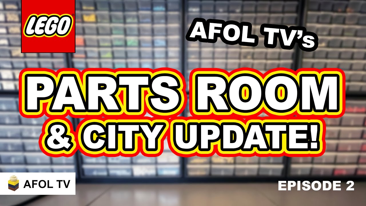 LEGO Parts Room Tour & City Updates! Episode 2 of our LEGO City Build Series by AFOL TV