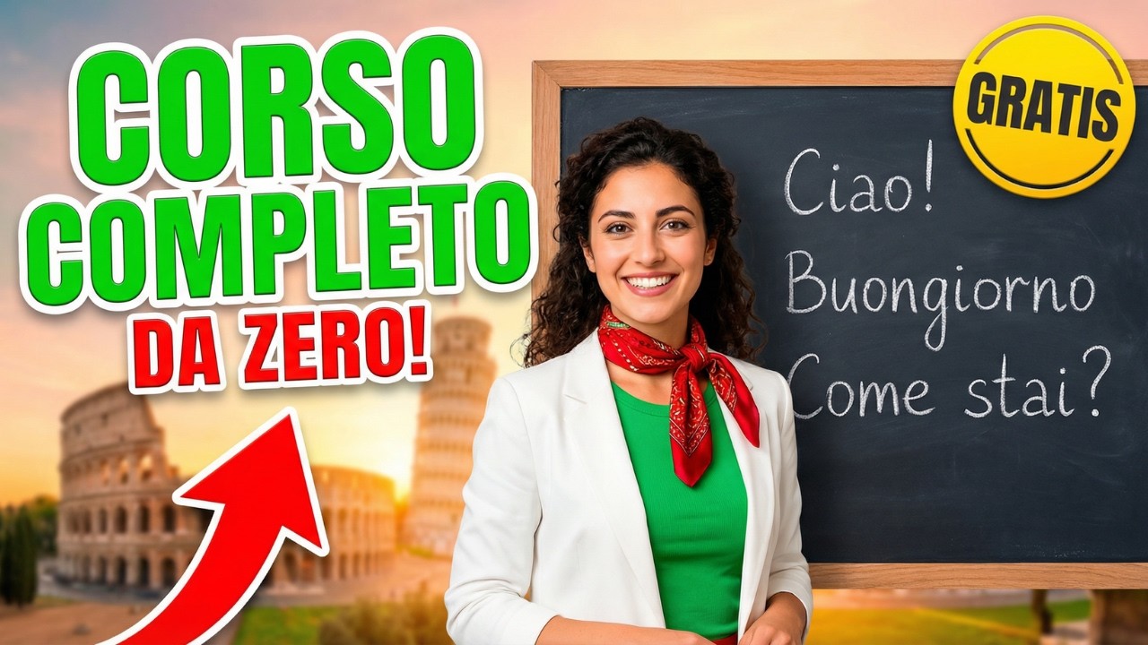 Corso Italiano per Stranieri PRINCIPIANTI | Lezione Completa Online