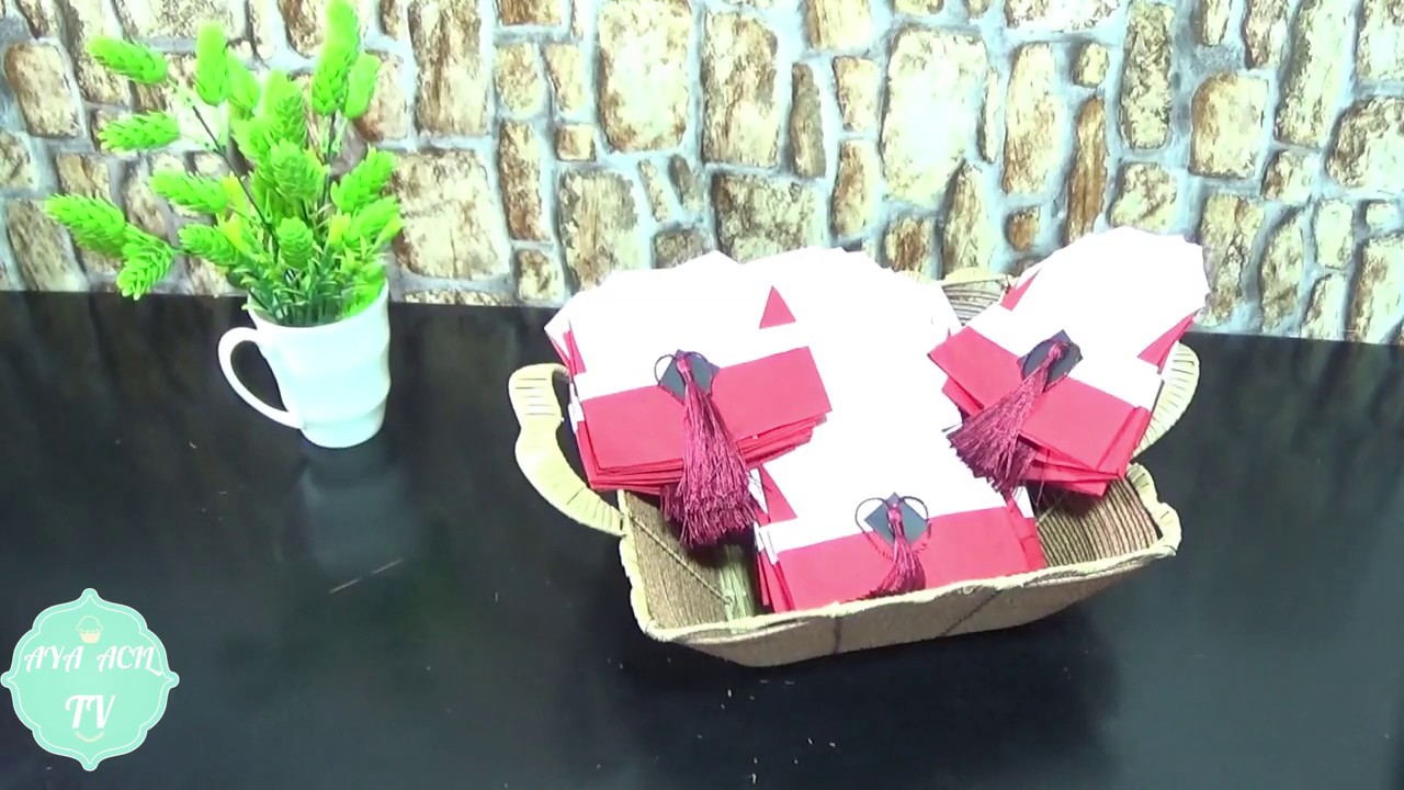 مشروع مربح خاصة في هذه الفترة مع طلبة  الجامعة  فكرة لطي مناديل التخرج