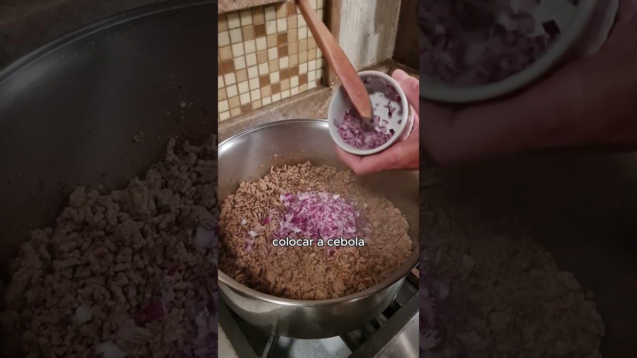 Receita Carne Moída Soltinha - rápido, fácil e muito saborosa