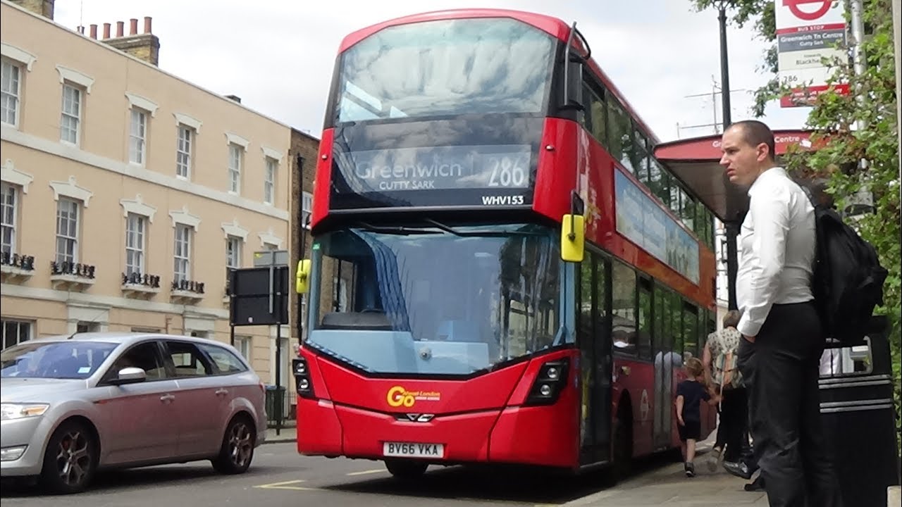 Blind Change On WHV153 (BV66VKA) | London Bus Route 286