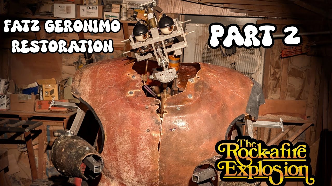 Showbiz Pizza Fatz Animatronic Restoration - Part 2 - the Rock-afire Explosion