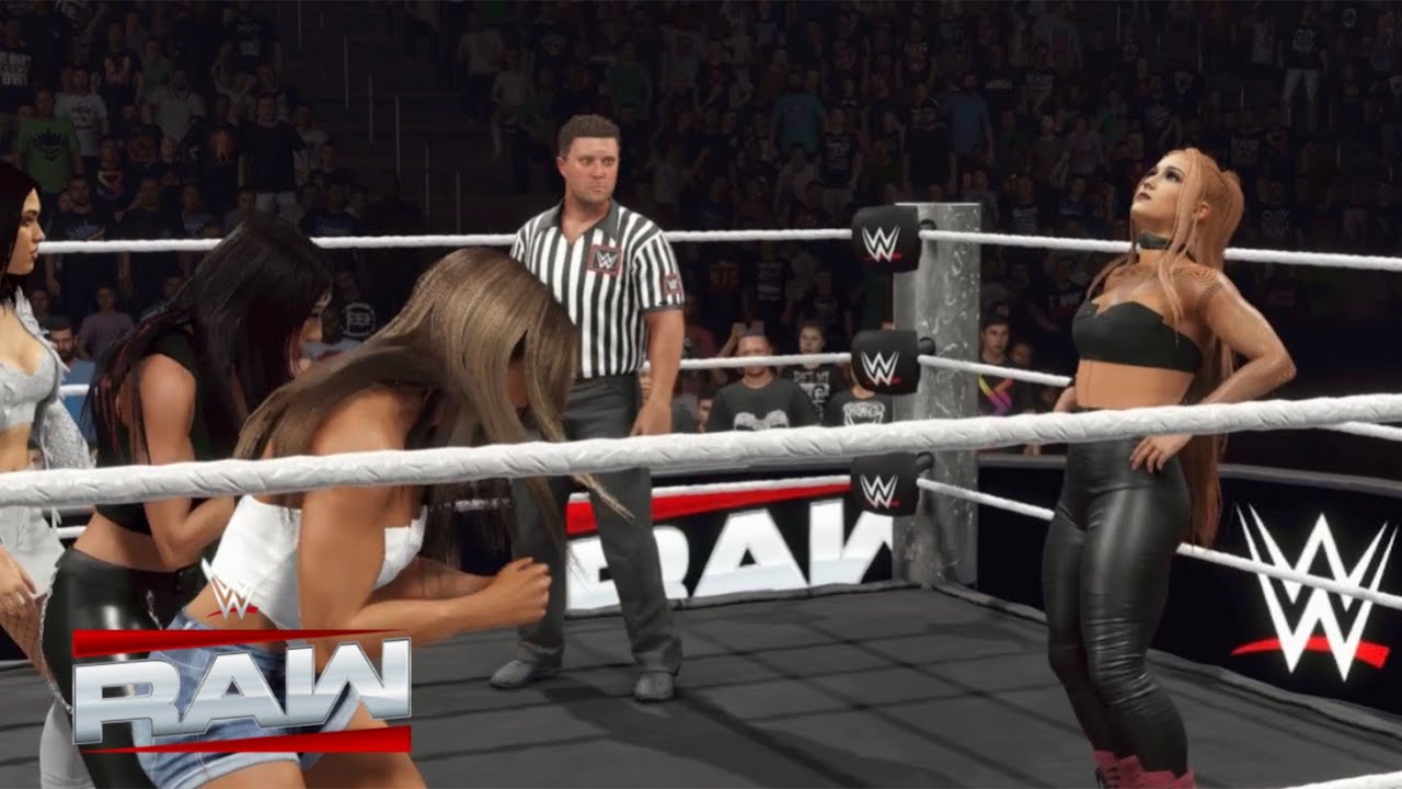 WWE2K25 RAW - FATAL INFLUENCE & LAINEY REID RAW DEBUT + REID DECIDES IF SHE JOINS FATAL INFLUENCE