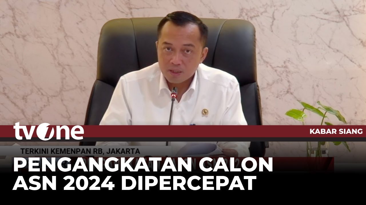 Kemenpan RB Sampaikan Informasi Terkait Pengangkatan Calon ASN dan PPPK | Kabar Siang tvOne