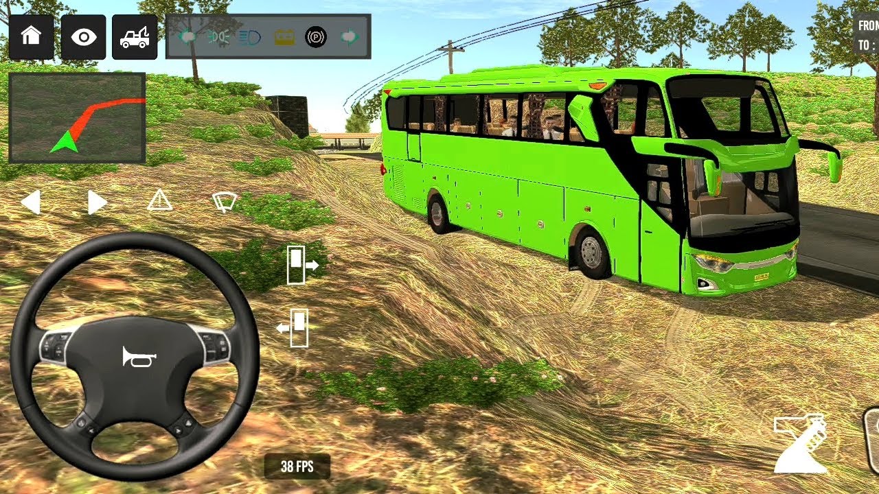 Bus Simulator Indonesia -👮‍♂️🔥new euro coach bus 🚍❤️simulator indonesia ll #bus#simulator #gameplay