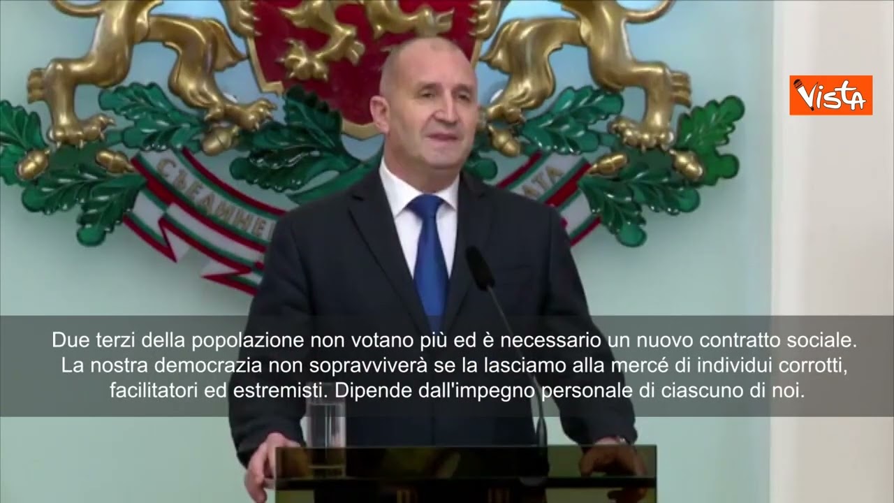 Si dimette il Presidente bulgaro Radev: Correrò nelle elezioni anticipate come premier SOTT