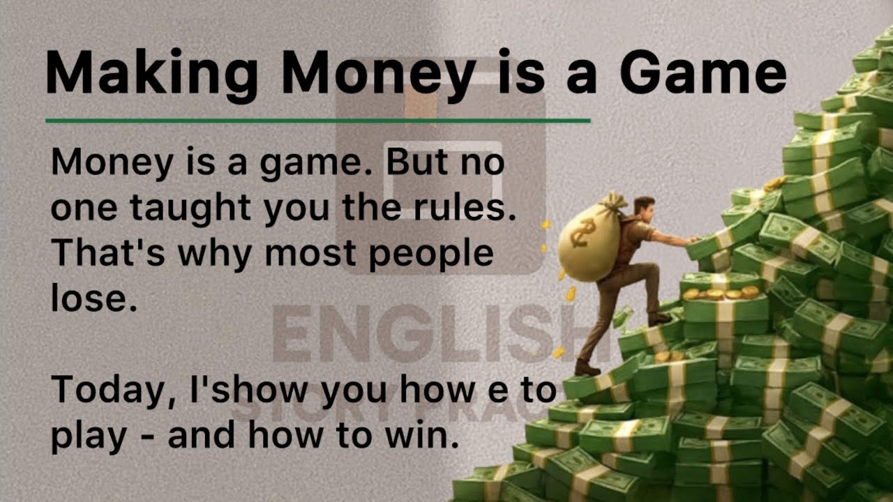 Making Money Is a Game &ndash; Learn How to Win 🔥 | Graded Reader | Improve Your English Skills ✅#english 