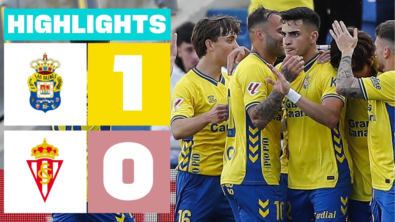 UD LAS PALMAS 1 - 0 REAL SPORTING | RESUMEN LALIGA HYPERMOTION