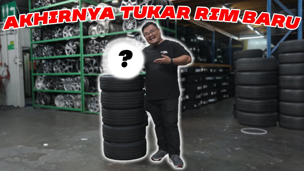 Akhirnya Abang Tukar Rim Proton X70!