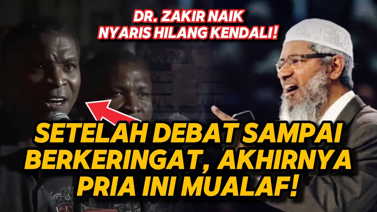 SETELAH DEBAT HINGGA BERKERINGAT, PRIA INI AKHIRNYA MUALAF!
