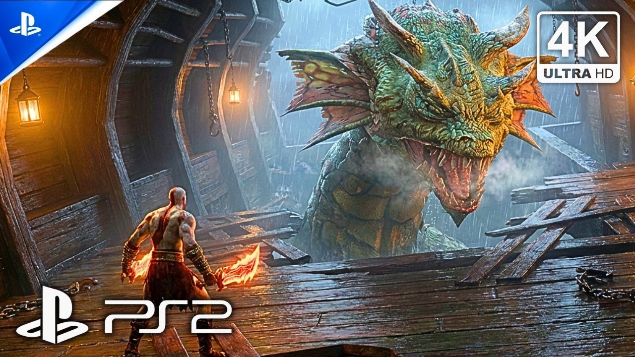God of War 1 (4K 60FPS) The Hydra that defied a God | Realistic ULTRA GRAPHICS