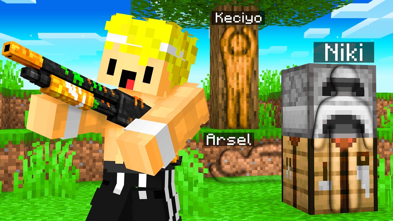 Me ESCOND&Iacute; en MECCHA CHAMELEON en MINECRAFT con Mis AMIGOS